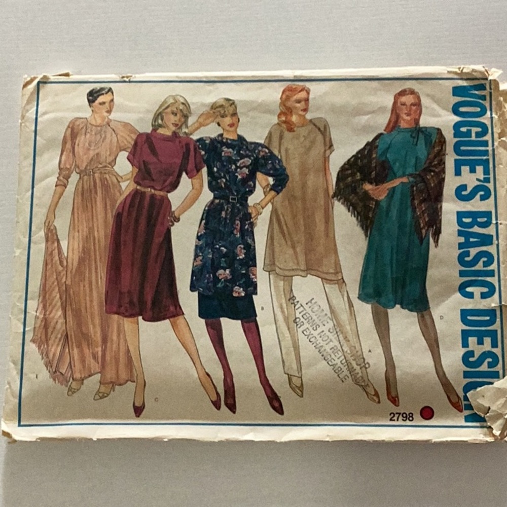 Vogue’s Basic Design Dress Pattern